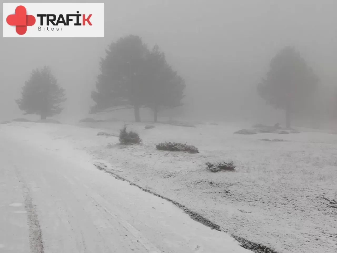 Bolu'nun yüksek kesimlerinde kar kalınlığı 5 santimetreye ulaştı